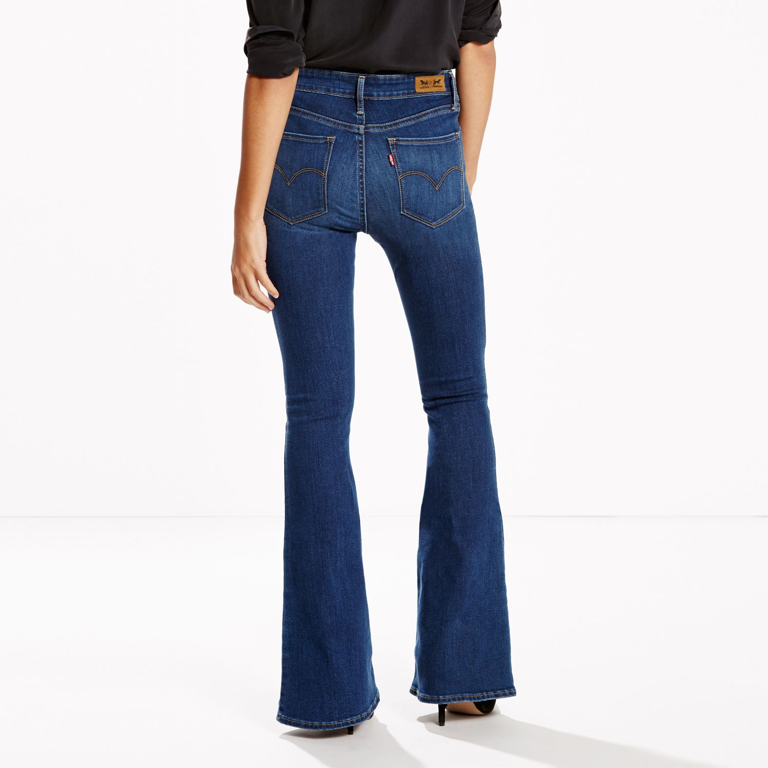 levi's flare high waist