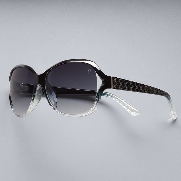 Vera Wang Black Eyewear with Iridescent Accent Crystal – Vera Wang Eyewear main image 3
