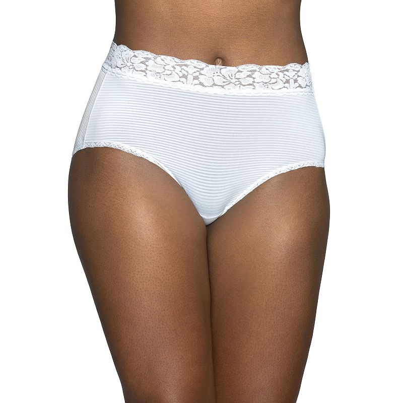 UPC 083626000081 product image for Women's Vanity Fair® Flattering Lace Brief 13281, Size: 6, Natural | upcitemdb.com