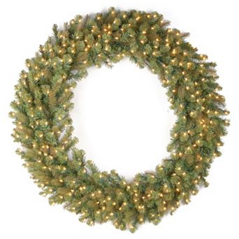 National Tree Company 60 in Douglas Fir Pre-Lit Artificial Christmas Wreath