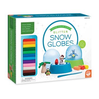 MindWare Make Your Own Glitter Snow Globes Kit