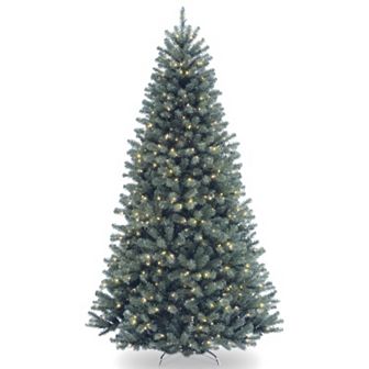 National Tree Company 7.5-ft. North Valley Spruce Hinged Pre-Lit Artificial Christmas Tree