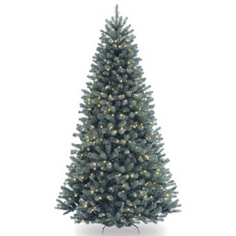 National Tree Company 7.5-ft. North Valley Spruce Hinged Pre-Lit Artificial Christmas Tree