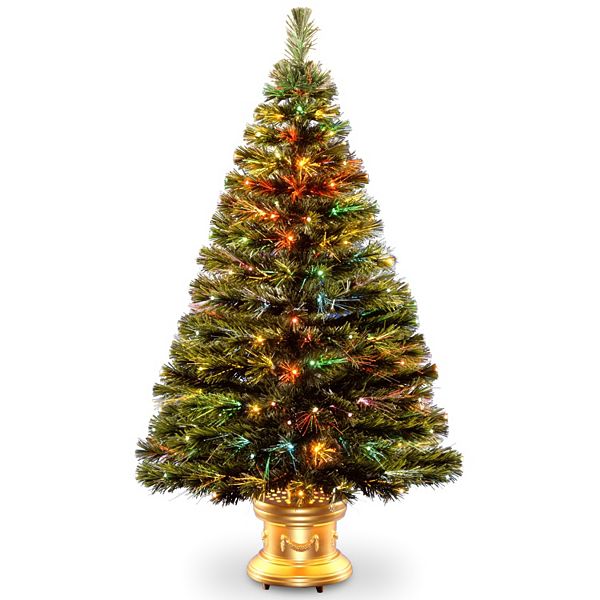 NATIONAL TREE 48" FIBER OPTIC LED RADIANCE FIREWORKS CHRISTMAS TREE SZRX7-10L-48 