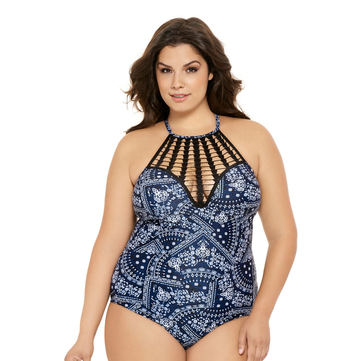 kohls junior plus swimwear