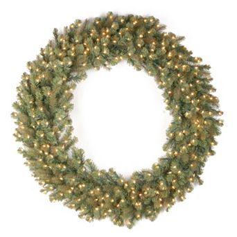 National Tree Company 48 in Douglas Fir Pre-Lit Artificial Christmas Wreath
