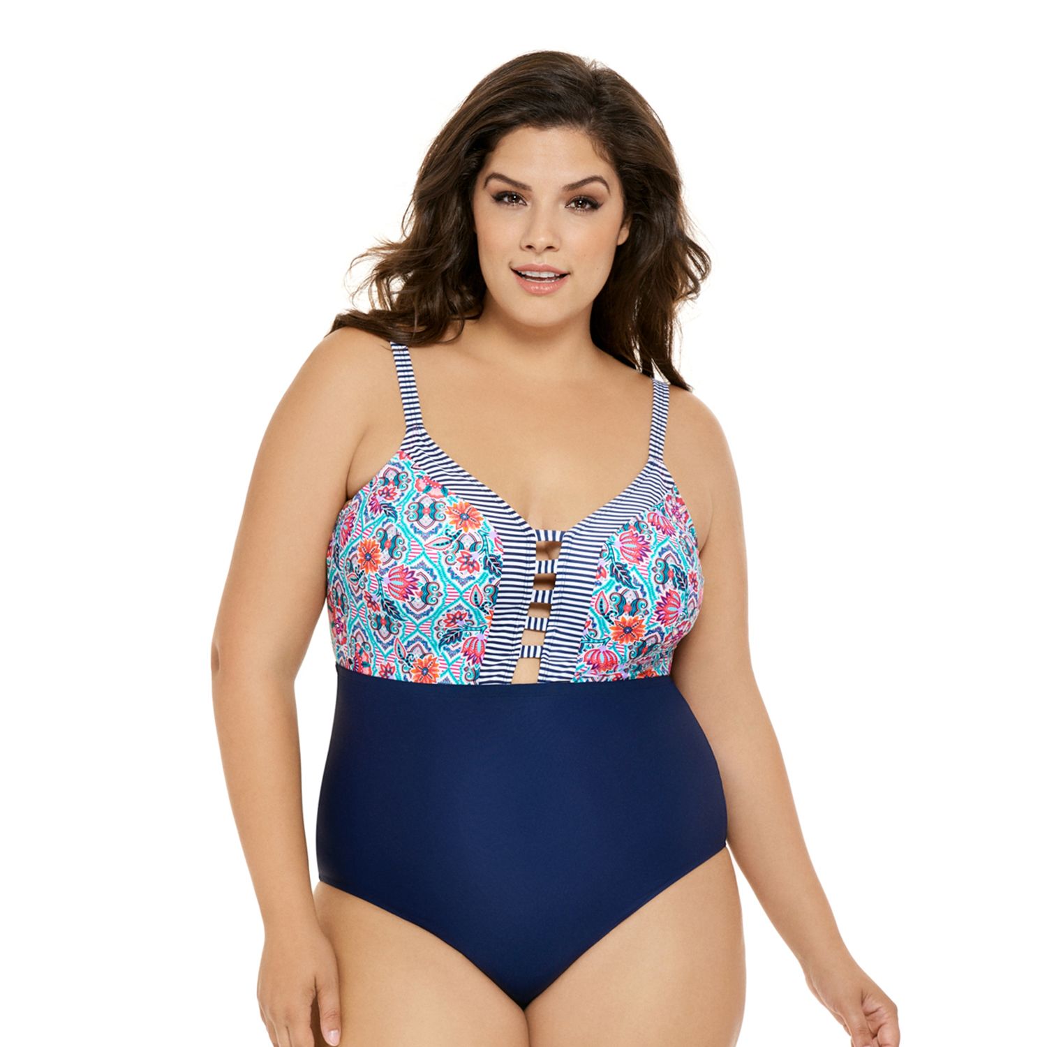 kohls junior plus swimwear