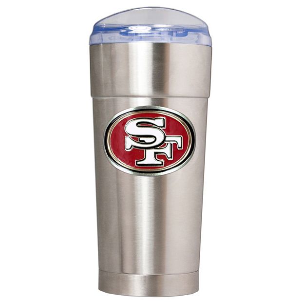 San Francisco 49ers NFL Large Team Color Clear Sports Bottle