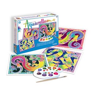 Aquarellum Large Dragons Paint Set by SentoSphere USA