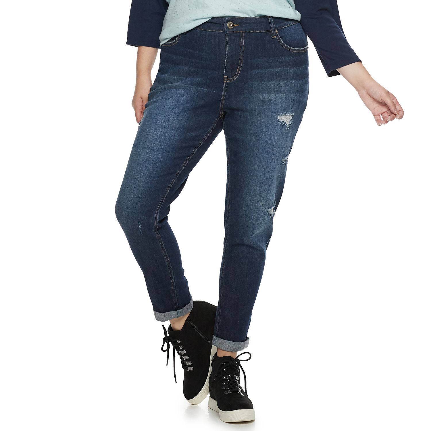 kohls plus size skinny jeans