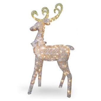 National Tree Company 60 in Pre-Lit Standing Deer Indoor / Outdoor Decor