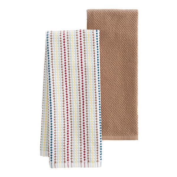 Food Network™ Awning Stripe Kitchen Towel 2-pk. - Multi Warm