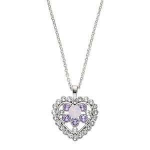 Brilliance Crystal Heart Pendant with Swarovski Crystals