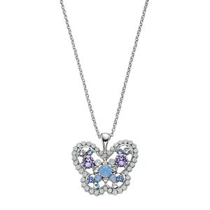 Brilliance Crystal Butterfly Pendant with Swarovski Crystals