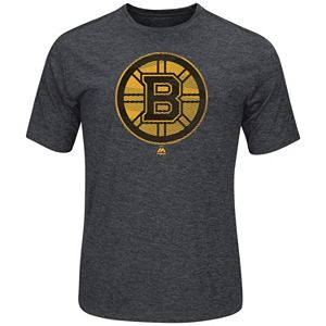 Men's Majestic Boston Bruins Empty Net Tee