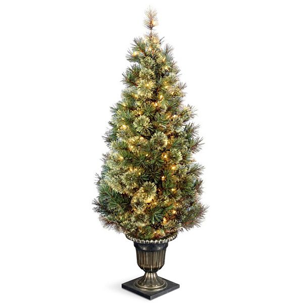 National Tree Company 5ft. PreLit Artificial Wispy Willow Porch Tree