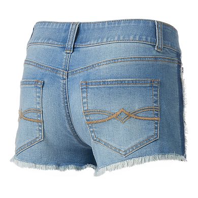 Juniors' Mudd® FLX Stretch 2-Button Shortie Shorts