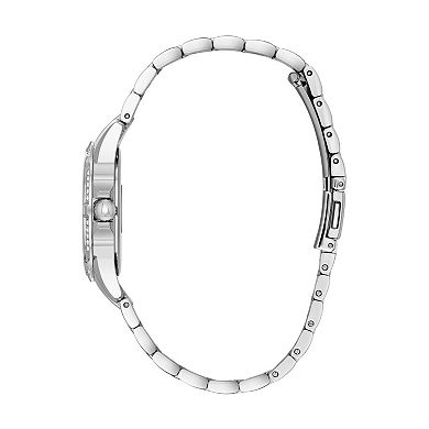 Bulova Women's Crystal Heart Stainless Steel Watch - 96L237