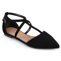 kohls womens black flats