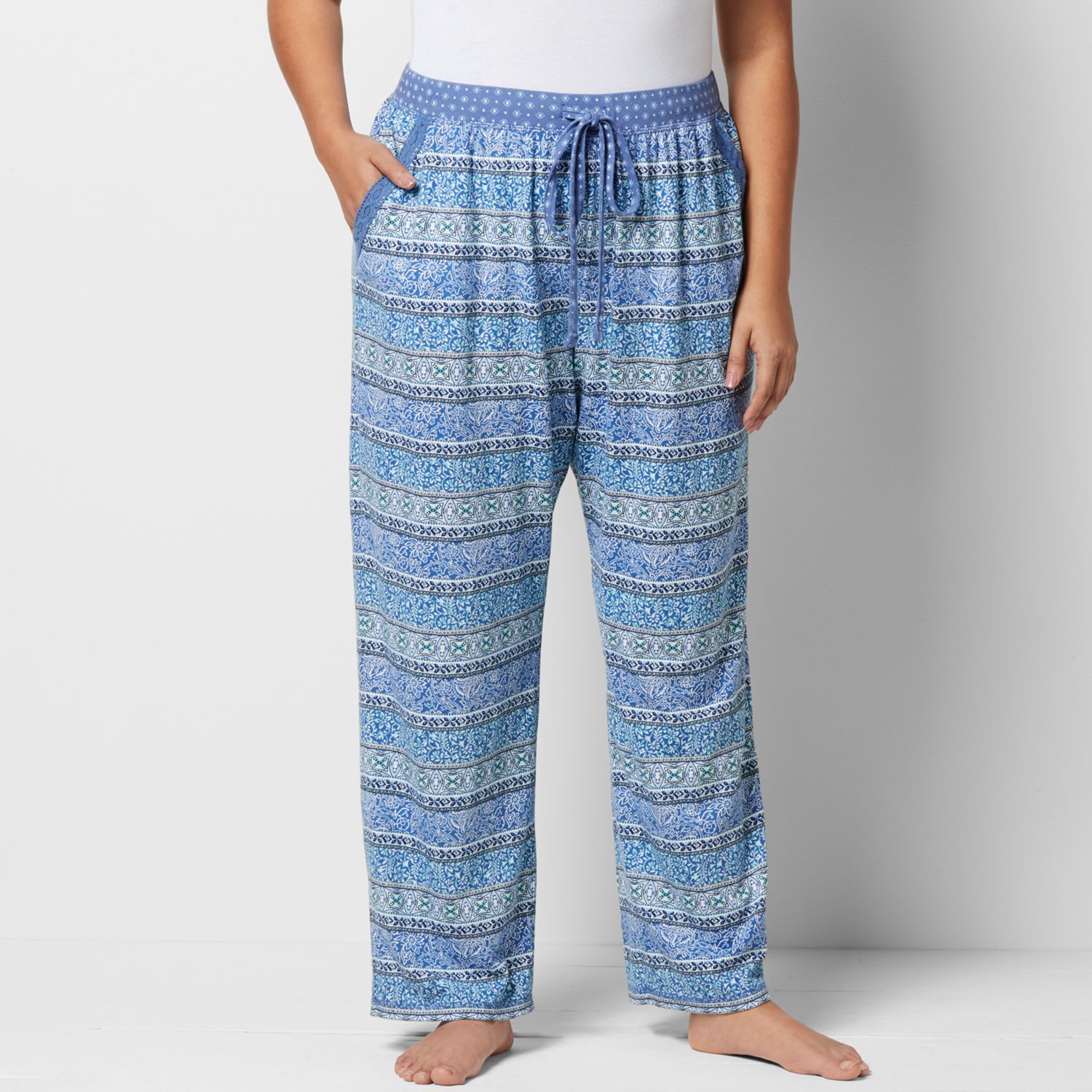 Paisley Dreams Crochet Pajama Pants