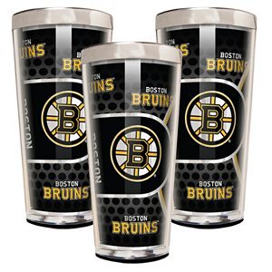 Boston Bruins 3-Piece Shot Glass Set