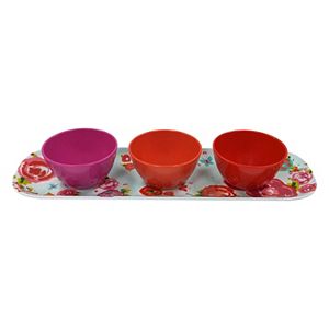 Celebrate Summer Together 4-pc. Melamine Serving Bowl & Tray Set