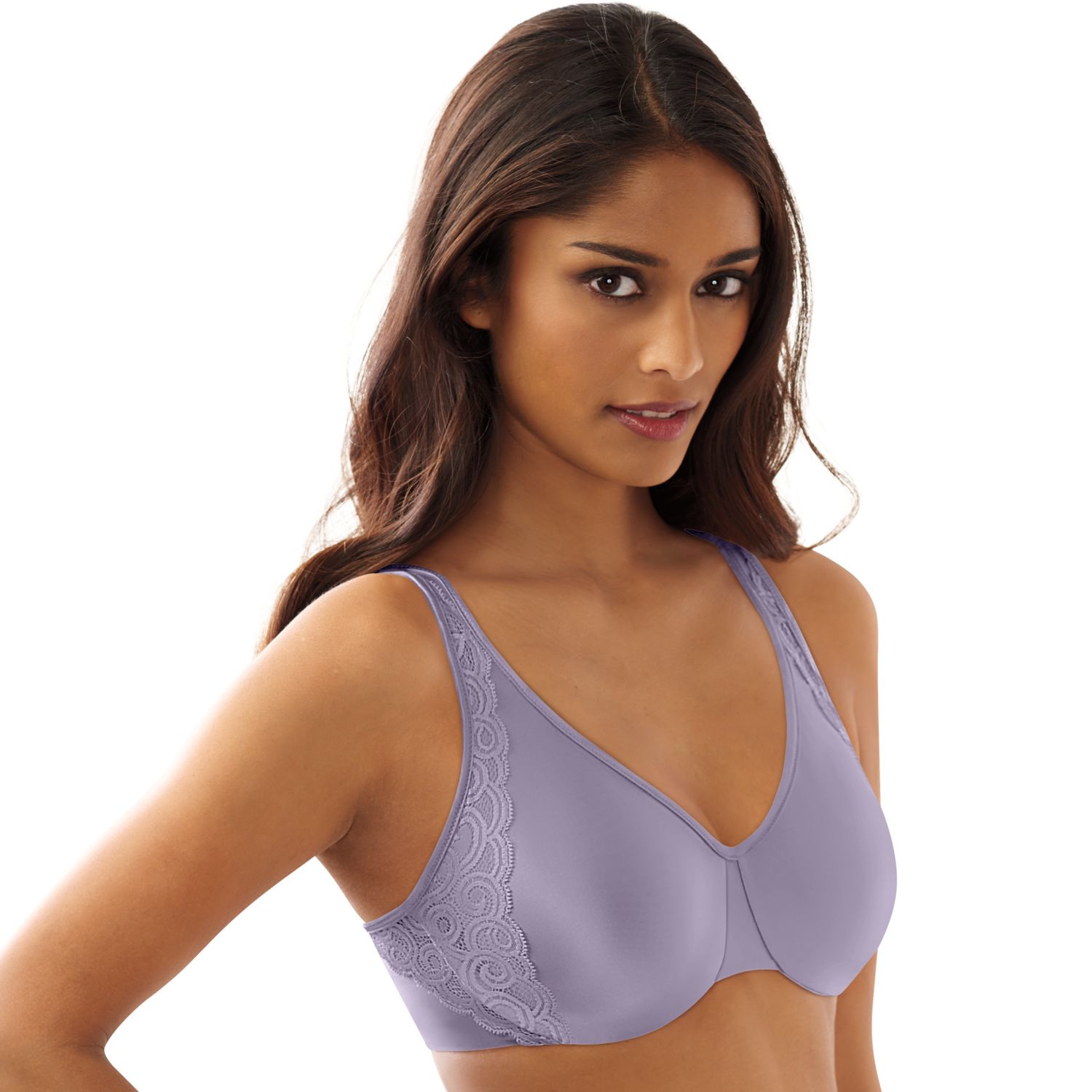 Bali Lace N Smooth Seamless Cup Underwire Bra 3432, 38D 
