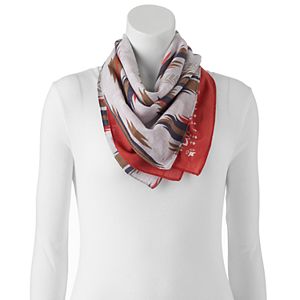 Mudd® 2-pk. Paisley & Tribal Bandana Square Scarves
