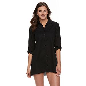 Women's Apt. 9® Roll-Tab Slubbed Cover-Up