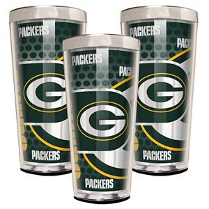 Green Bay Packers 3-Piece Shot Glass Set