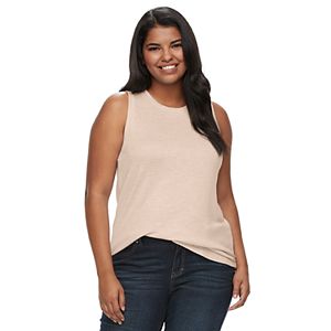 Juniors' Plus Size Mudd® Muscle Tank Top