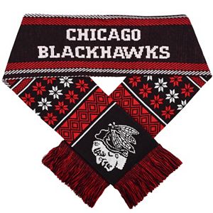 Forever Collectibles Chicago Blackhawks Lodge Scarf