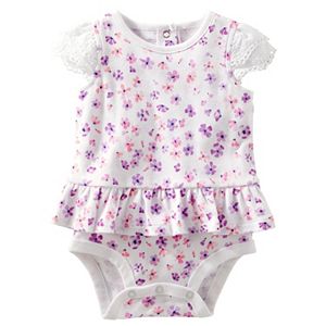 Baby Girl OshKosh B'gosh® Floral Skirted Bodysuit