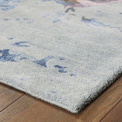 StyleHaven Giovanni Make a Splash Abstract Wool Blend Rug