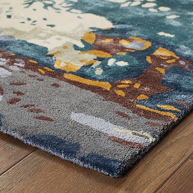 StyleHaven Giovanni Panacea Abstract Wool Blend Rug