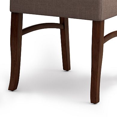 Simpli Home Ezra Tufted Dining Chair 2-piece Set 
