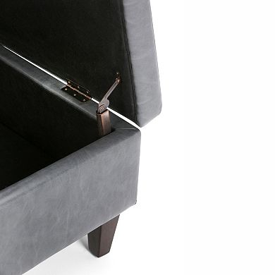 Simpli Home Monroe Storage Ottoman Bench