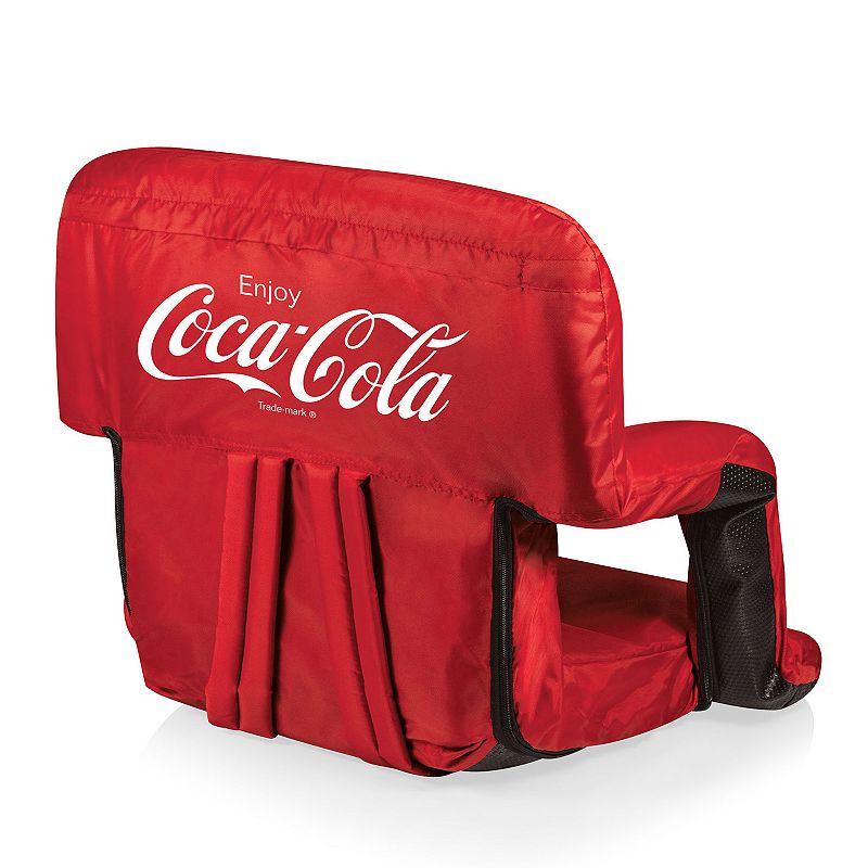 65596779 Picnic Time Coca-Cola Portable Recliner Chair, Red sku 65596779
