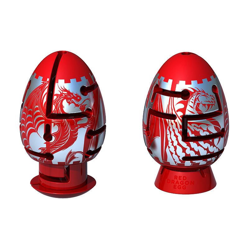 65596919 BePuzzled Smart Egg 2-Layer Difficult Red Dragon L sku 65596919