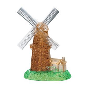 BePuzzled 64 pc 3D Windmill Crystal Puzzle