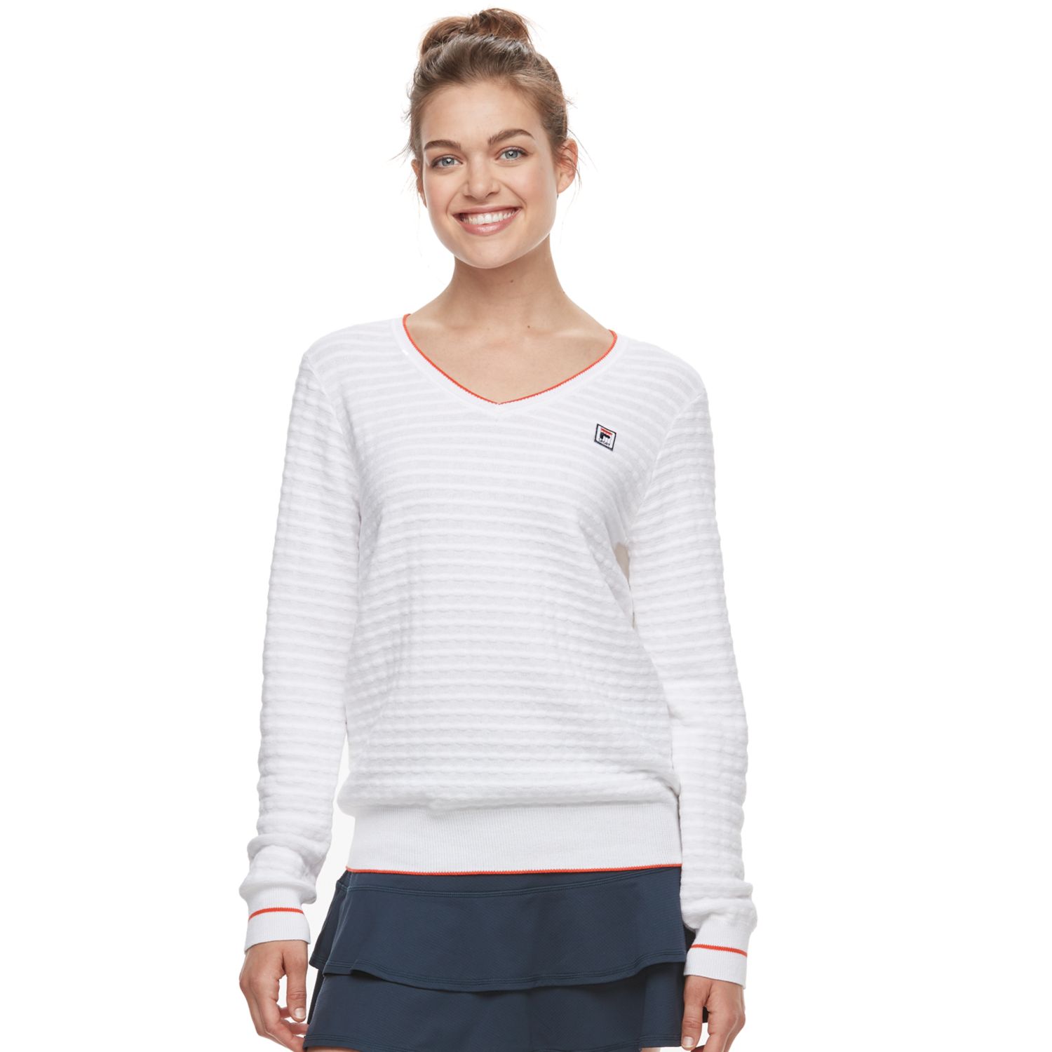 fila v neck sweater