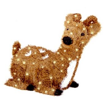 National Tree Company 24 in Resting Reindeer Floor Decor