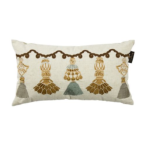 Bombay® India Tassels Lumbar Pillow