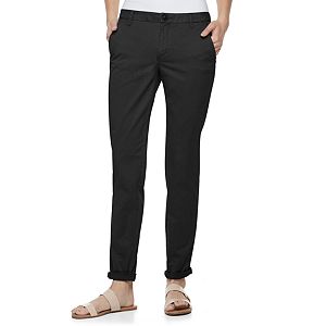 Juniors' SO® Cuffed Chino Skinny Pants