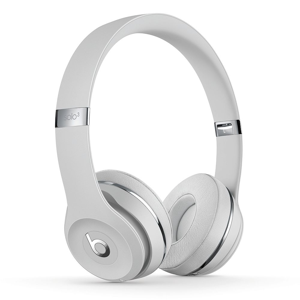 beats headphones silver