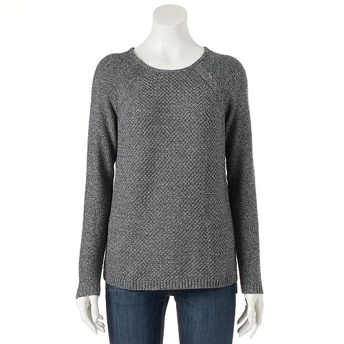 Women's SONOMA Goods for Life™ Waffle Weave Crewneck Sweater