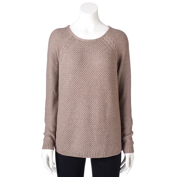 Postgrado  Women's Sonoma Goods For Life® Mockneck Waffle Top $30 Value  Only11.95 Ship Free