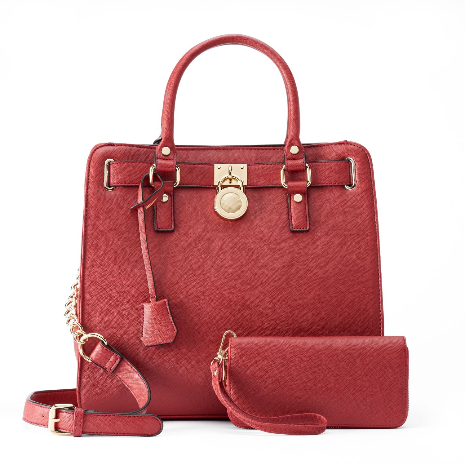 new look red handbags