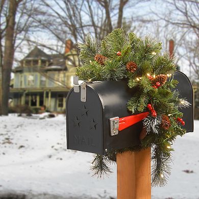 National Tree Company 36 in. Artificial Crestwood Spruce Mailbox Garland