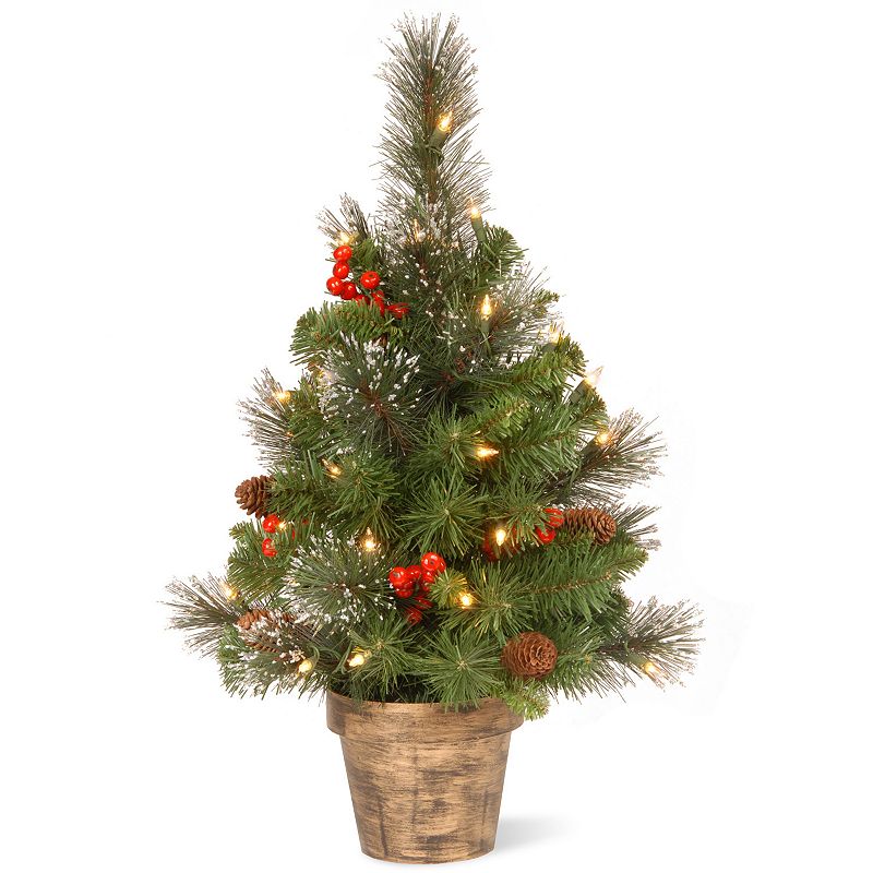 39250560 National Tree Company 2 ft. Artificial Crestwood S sku 39250560